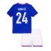 Maillot de foot France Ibrahima Konate #24 Domicile vêtements enfant Europe 2024 Manches Courtes (+ pantalon court)